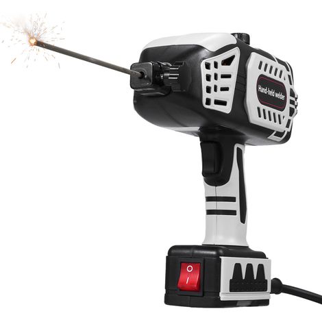 GARRYFIZH Machine à souder électrique portable 120A soudeur manuel onduleur IGBT réglage courant progressif ARC avec 20 électrodes pour professionnels et amateurs