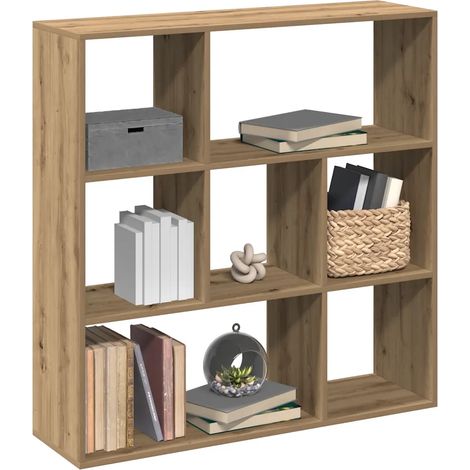 Étagère séparatrice de pièce chêne artisanal 102x29x103,5 cm (1/5)