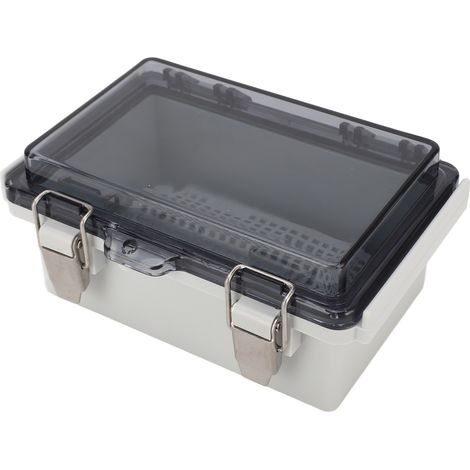Boîte de jonction électrique étanche IP67 pour projets extérieurs, avec couvercle transparent (1/5)