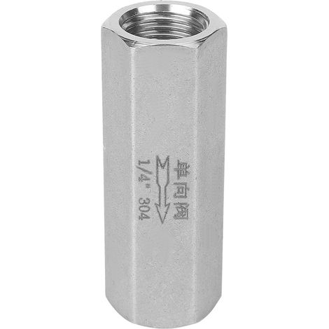Rückschlagventil aus Edelstahl für Wasserleitungen, 1/4 Zoll Durchmesser (1/5)