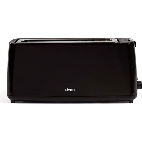 tostadora negra de 1 ranura - DOD168N - Livoo -