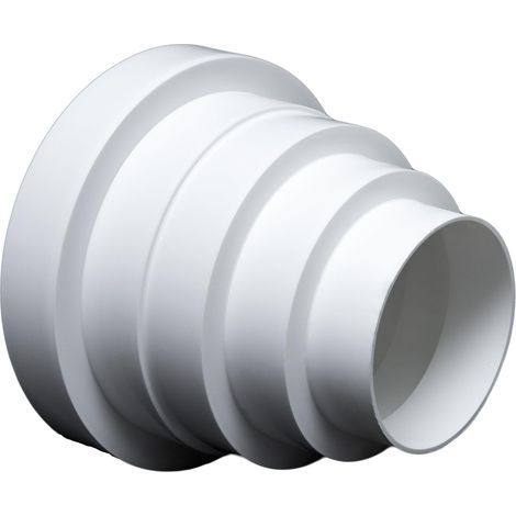 Réducteur universel pour systèmes de ventilation Ø 80-150 mm. Raccord réducteur tube de réduction Ø 80 100 120 125 150. Conduit de ventilation (1/4)