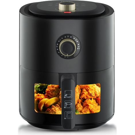 Friteuse à air sans fumée, multifonctionnelle, pour la maison, grande capacité, 4 L. (1/5)