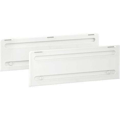 Cache de remplacement pour grille d'aération : caches de remplacement blanc haut / bas, pour LS100 / LS200