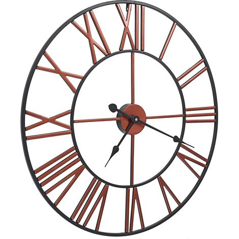 Orologio da parete Metallo 58 cm Rosso DEC022224