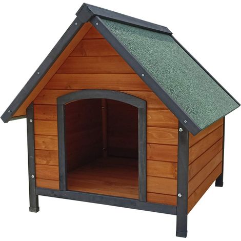 Niche pour Chien Bois 2 eaux Grande Multicolore (1/5)