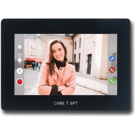 came bpt vidéophone mains libres wifi ftf noir xts 7ip bk wifi 840ch-0070 (1/3)