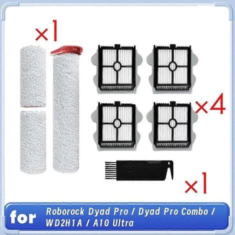Accessoires pour aspirateur Roborock Dyad Pro / Dyad Pro Combo / WD2H1A / A10 Ultra : brosse principale et filtres (1/5)
