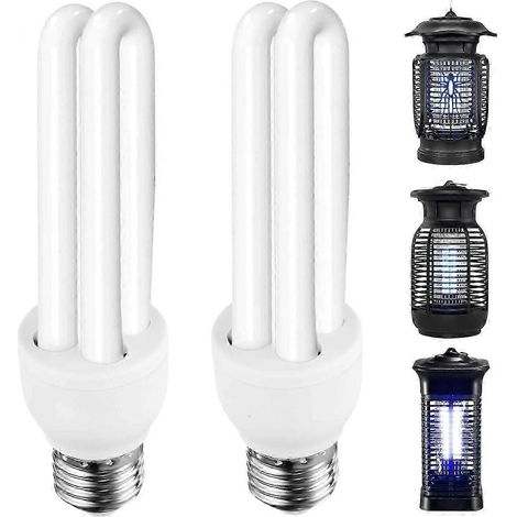 Lot de 2 ampoules de rechange 2U type E27 20W compatibles avec Homesuit Keuomy Yluces Yissvic Powify et autres modèles (1/5)