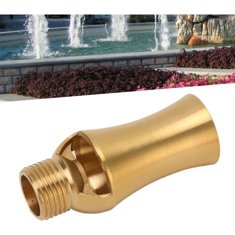 Jet de Fontaine pour Bassin de Jardin G1/2" Doré Cascade Ice Tower 7.1cm (1/5)
