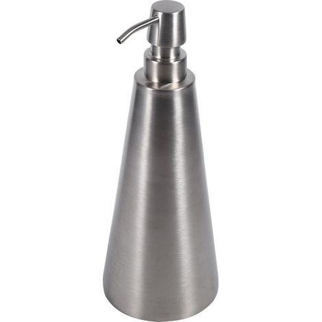 Seifenspender mit Pumpe aus Edelstahl 304, 800 ml, rutschfest, für Bad oder Küche, großes Fassungsvermögen, Shampoo- und Milchbehälter, 1 Stück (1/5)