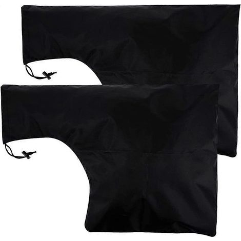 2 sacs de rechange à fermeture éclair pour souffleur de feuilles - Sac aspirateur pour pelouse, jardin, bord de route, ramassage - AquaForge (1/5)