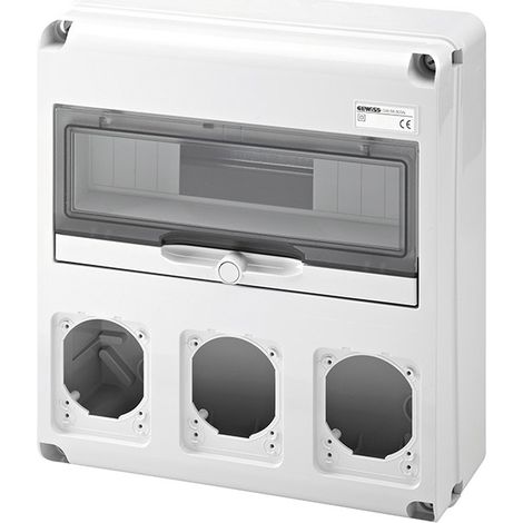 Marco estÁndar q-din 14 mÓdulos 3 borde ip65 gw68005n (1/2)