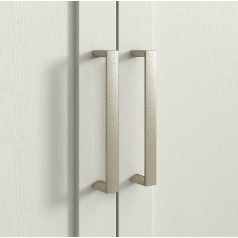 Meuble sous lavabo avec étagères ouvertes et doubles portes, crème, 90 x 30 x 63 cm (1/5)
