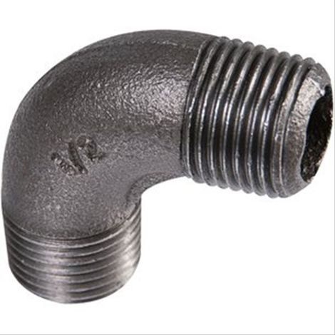 Lot de 10 coudes mâles fonte noire à visser - mâle 1'' (26/34)