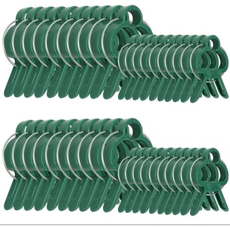 Ensemble d'accessoires de jardin en plastique, supports pour plantes, 10 grands et 10 petits ensembles (1/4)