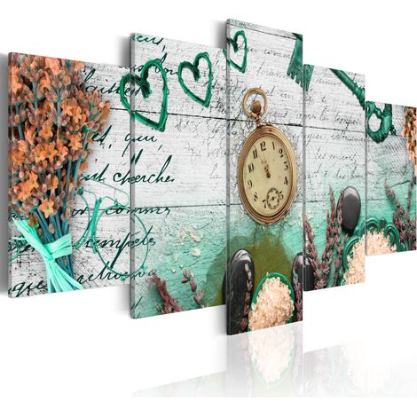 Quadro - Composizione dello smeraldo - 100x50 (1/4)