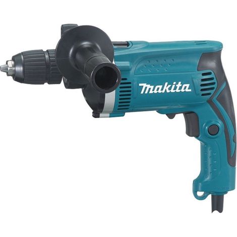 Trade Shop - Makita Hp1631 Taladro Percutor Profesional Con Accesorios + Brocas + Funda -
