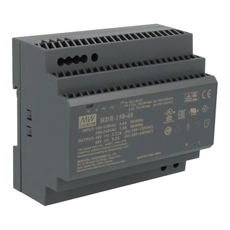 Fuente de alimentación - 1 salida - montaje en carril din - 150 w - 48 v - para el uso industrial
