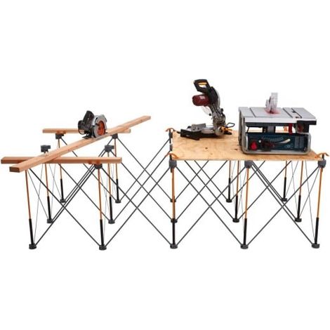 Support universel CK15S 122 x 244 cm – Hauteur 76 cm – Charge maximale 2722 kg – Pliable et léger – Sac de transport inclus – Bora (1/5)