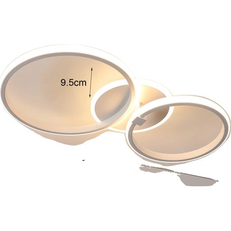 Lámpara de techo LED, diseño moderno, iluminación de bajo consumo, A0304 (1/2)