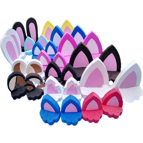 (Exclusivité Asie du Sud-Est) Autocollants décoratifs pour voiture : oreilles de toit, oreilles de chat, oreilles d’ours, oreilles de lapin, oreilles de Pikachu, petite taille, petites oreilles de cha (1/5)