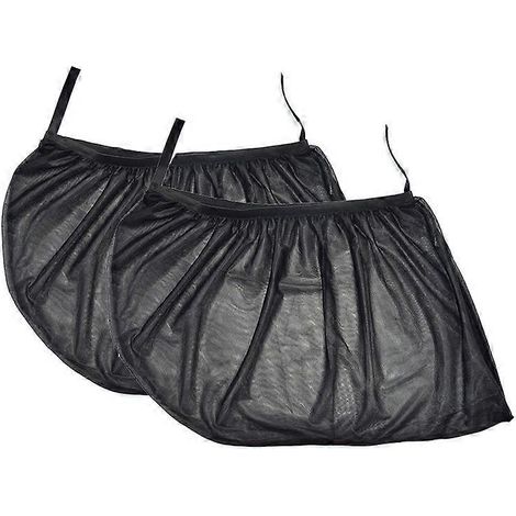 Lot de 2 rideaux pare-soleil latéraux de protection UV pour voiture, films de protection solaire en maille, accessoires de style extérieur automobile (1/5)