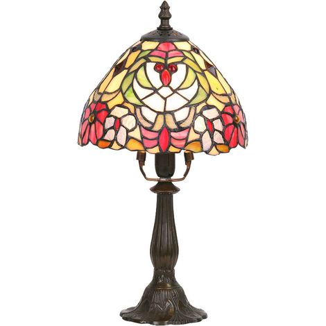 lampada da tavolo Mirella bronzo vetro metallo / bunt Ø20cm H: 35cm (1/4)