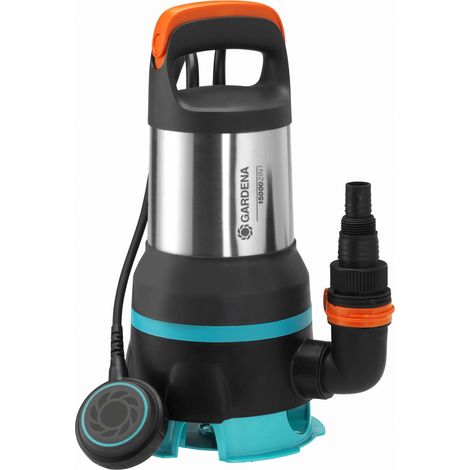 GARDENA Bomba sumergible 15000 l/h, 550W, 2en1 de agua clara y aguas sucias bombea agua 7 m (0,7 bar) (09048-20) (1/5)