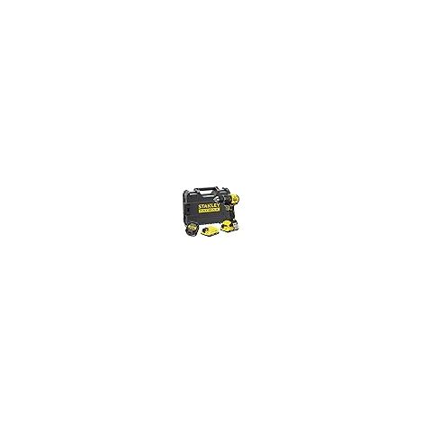 Taladro atornillador de percusión 80 Nm sin escobillas – litio 18 V – 2 baterías 4 Ah en kit Prostack – SFMCD726M2T-QW STANLEY FATMAX V20