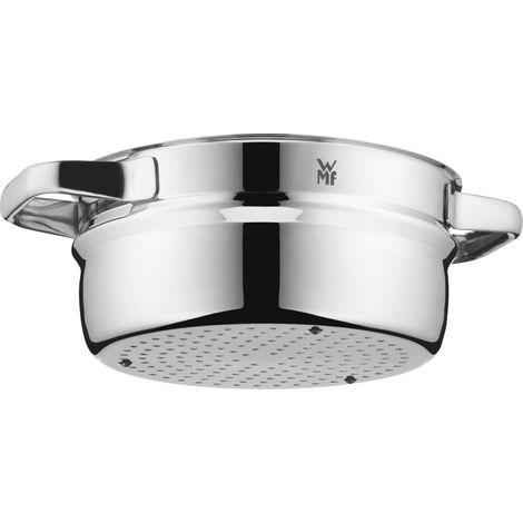WMF 793206380 Inserto per Ammortizzatore, 20 cm, Materiale: Acciaio Inox Cromargan 18/10 lucidato, antiruggine, Lavabile in lavastoviglie, acidi, Adatto al Forno, Resistente al Calore Fino a 250°C (1/5)