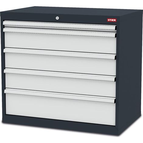 Armoire à 5 tiroirs STIER 900 x 575 x 820 mm (l x P x H)