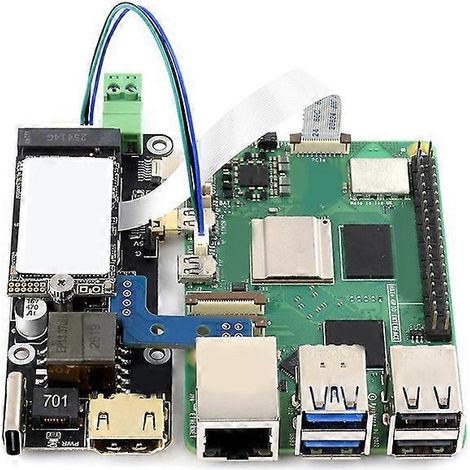 Carte adaptatrice compatible Micro HDMI vers HDMI pour Raspberry Pi 5, adaptateur de connecteur Pi5 type E, avec FFC 16 broches. (1/5)
