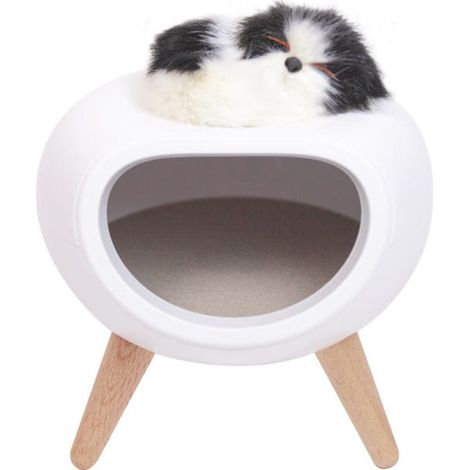 Lampada da notte bianca per bambini con un cane addormentato (1/5)