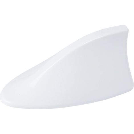 Applicable Antenne aileron de requin universelle, antenne de voiture, amplificateur, radio AM/FM avec revêtement en caoutchouc étanche, blanche