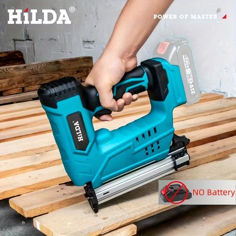 Pistolet à Clous F30 Lithium 21V Portable Sans Fil Outil de Fixation pour Bricolage Maison sans Batterie (1/5)