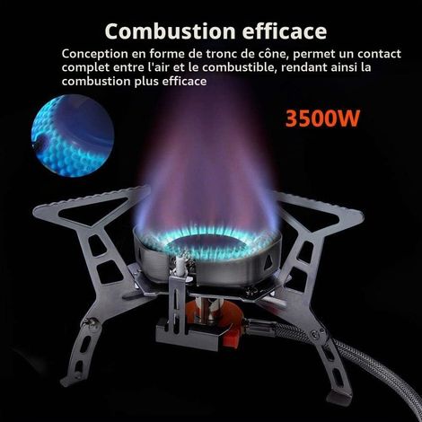 Réchaud De Camping à Gaz 3500w Réchaud à Gaz Pliable Edelsathl Avec Allumage Piezo Et Boîte De Rangement Brûleur à Gaz Pour Pique-nique De Camping En Plein Air (1/5)