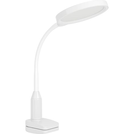 Lampada Scrivania Moderna Lauro Plastiche Bianche Led 5,5W 600Lm Ip20 (1/2)