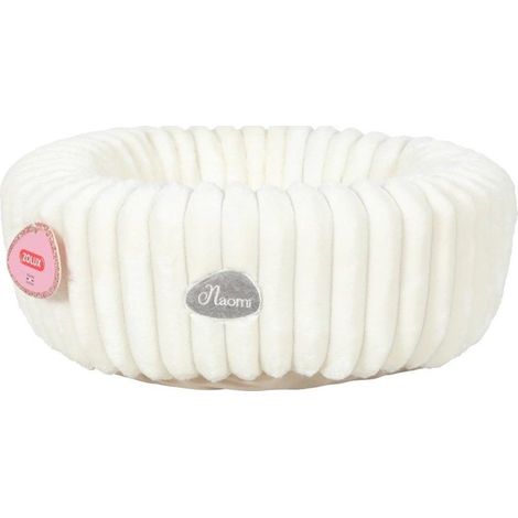 Zolux Naomi cojín cama redonda beige para gato confortable