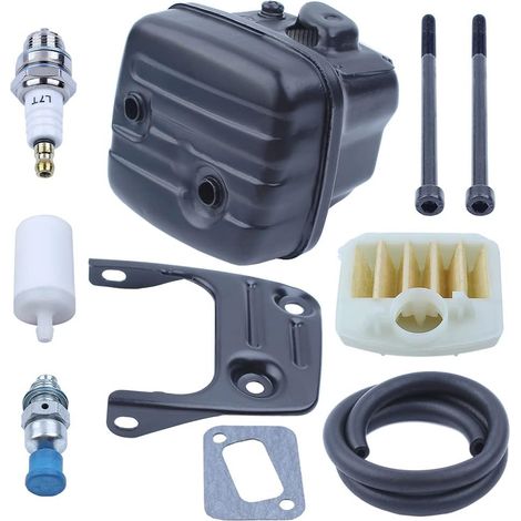 Kit de réparation filtre à air et à carburant pour tronçonneuse Husqvarna 340 345 350 353 346Xp, 503862803, 503202987, 503204587, 503862501, 537024002 (1/5)