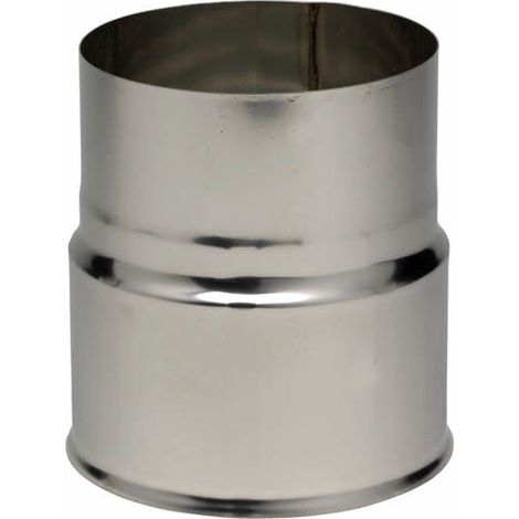 TEN – Réduction inox 304 femelle x mâle Ø200/153 – Raccord pour plomberie – Fixation rapide – Compatible gaz et fuel