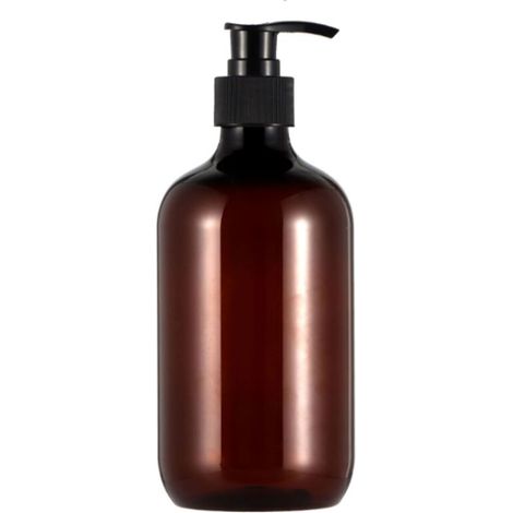 Set mit 4 Seifenspendern aus PET-Kunststoff – 300 ml – mit schwarzer Lotionpumpe – Ideal für Küche und Bad