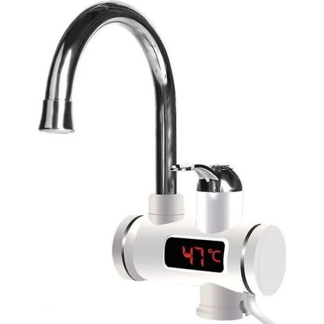 360 Chauffe-Eau Électrique Instantané Robinet Robinet Cuisine Chaleur Rapide Led Nouveau - Norme Européenne (1/5)