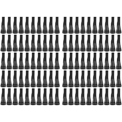 100 PCS Doigts De Plumeuse De Poulet pour Machine De Plumeuse De Volaille, Épilation en Poultry Epilator Caoutchouc Doigt Plumeuse Picker pour Poulet, Canard, Plumes D'oies (Le Noir) (1/4)