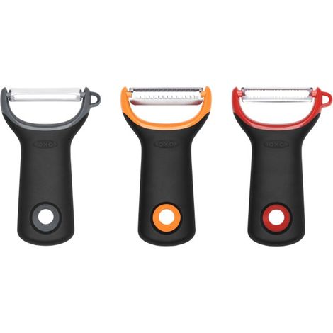 Juego de 3 peladores de frutas y verduras - Good Grips / OXO (1/5)