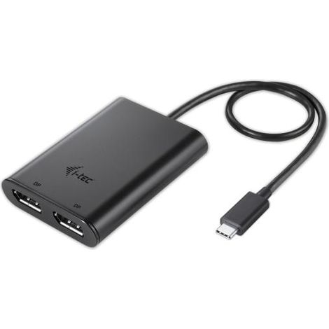i-tec C31DUAL4KDP Adattatore USB-C nero Dual 4K (1/4)