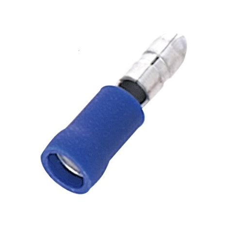 Cosse cylindrique à sertir RS PRO Isolé Mâle, Bleu 14AWG 2.5mm² 16AWG 1.5mm²