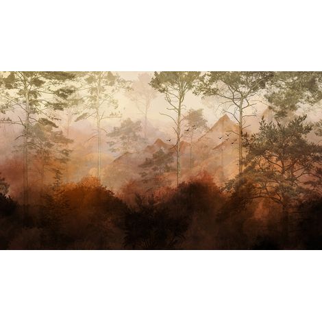 Papier peint panoramique - Forêt - 130 cm x 72 cm (1/2)