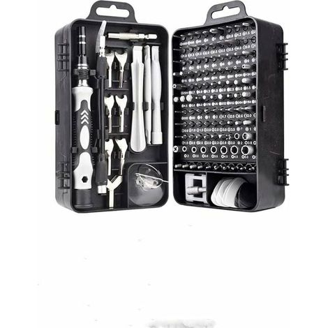 135 in 1 Mini Set di Cacciaviti Kit di Precisione Strumenti Piccola Scatola Cacciavite Torx Computer Smontaggio Laptop Per MacBook, iPhone, Riparazione, Occhiali, Fai da Te, Orologio, Smartphone (1/5)