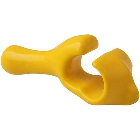 Desmontadora de neumáticos recubierta de goma, de color amarillo, adecuada como sistema de sujeción para la mayoría de los modelos de motocicletas. (1/5)